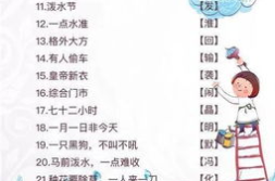适合小孩玩的谜语,专为小孩设计的谜语乐园